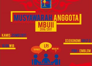 MUSYAWARAH ANGGOTA MBUII 2016/2017